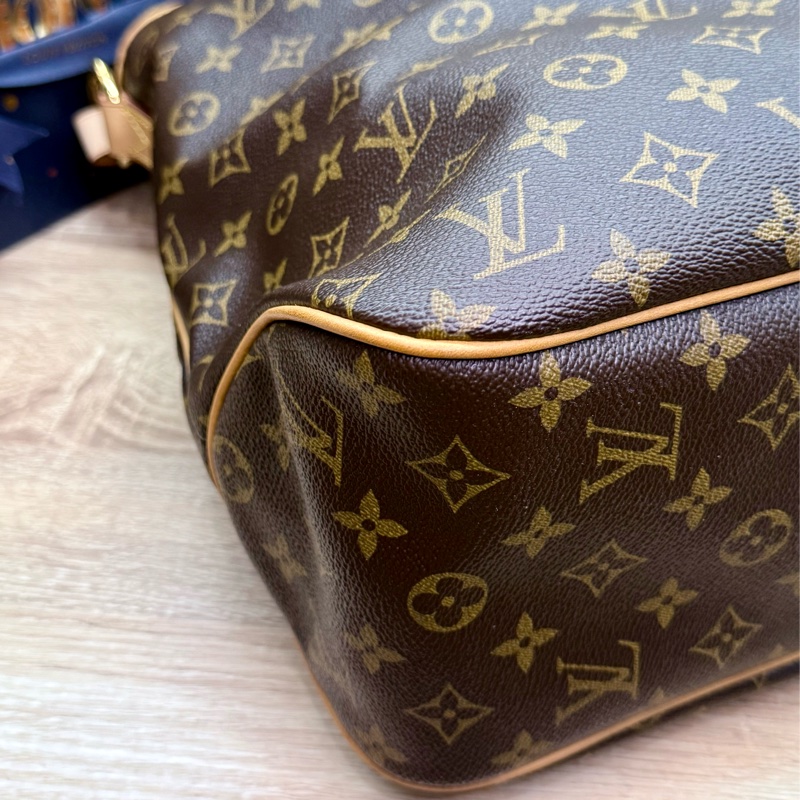 LV M40353 delightful MM單把肩背購物包托特包-13