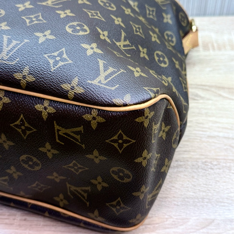 LV M40353 delightful MM單把肩背購物包托特包-14