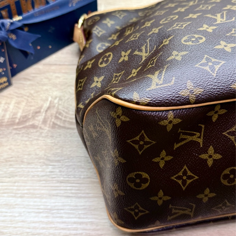 LV M40353 delightful MM單把肩背購物包托特包-15