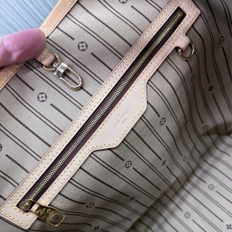 LV M40353 delightful MM單把肩背購物包托特包-20