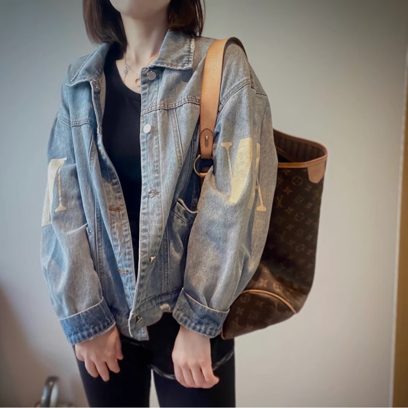 LV M40353 delightful MM單把肩背購物包托特包-24