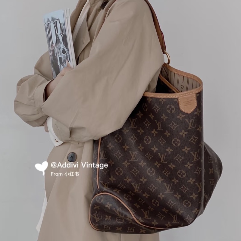 LV M40353 delightful MM單把肩背購物包托特包-26