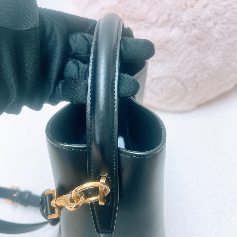 YSL le 37 黑金小號水桶-8