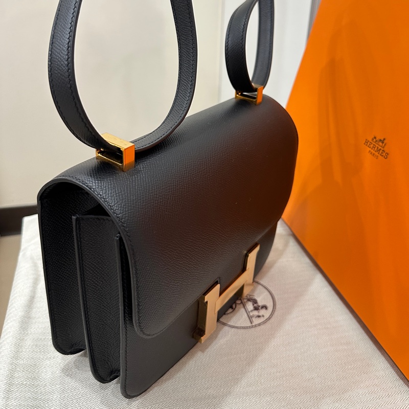 ꧁ Hermès 🖤Constance 康康包24🖤 黑色金扣 ꧂-2