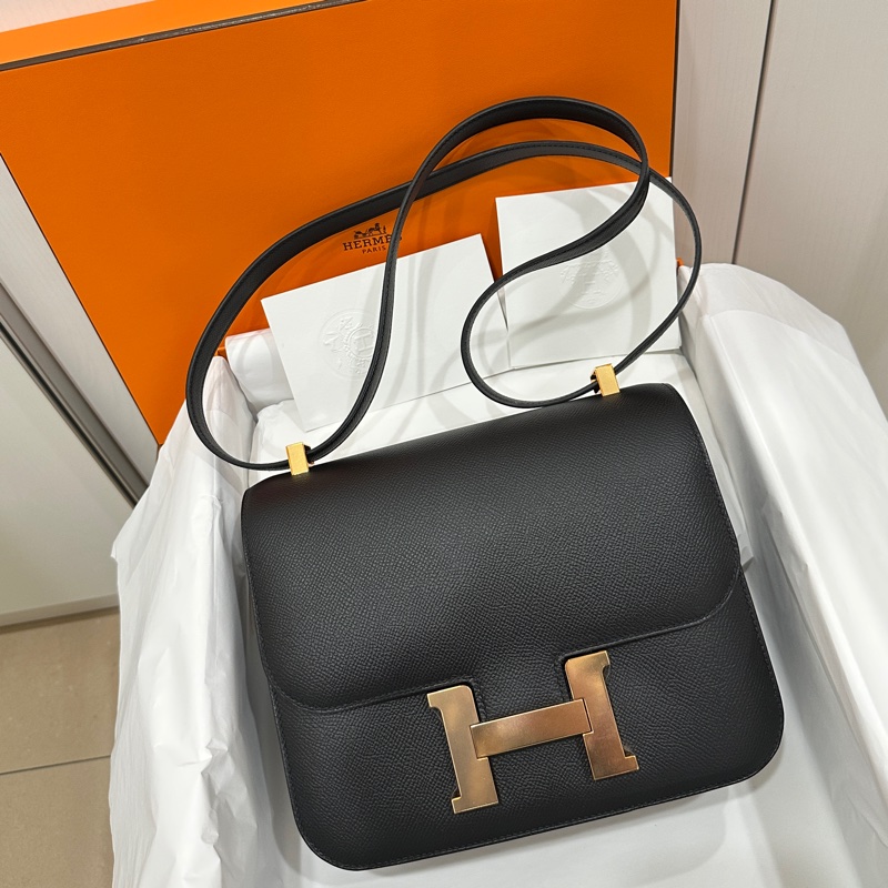 ꧁ Hermès 🖤Constance 康康包24🖤 黑色金扣 ꧂-3