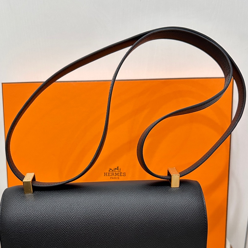 ꧁ Hermès 🖤Constance 康康包24🖤 黑色金扣 ꧂-15