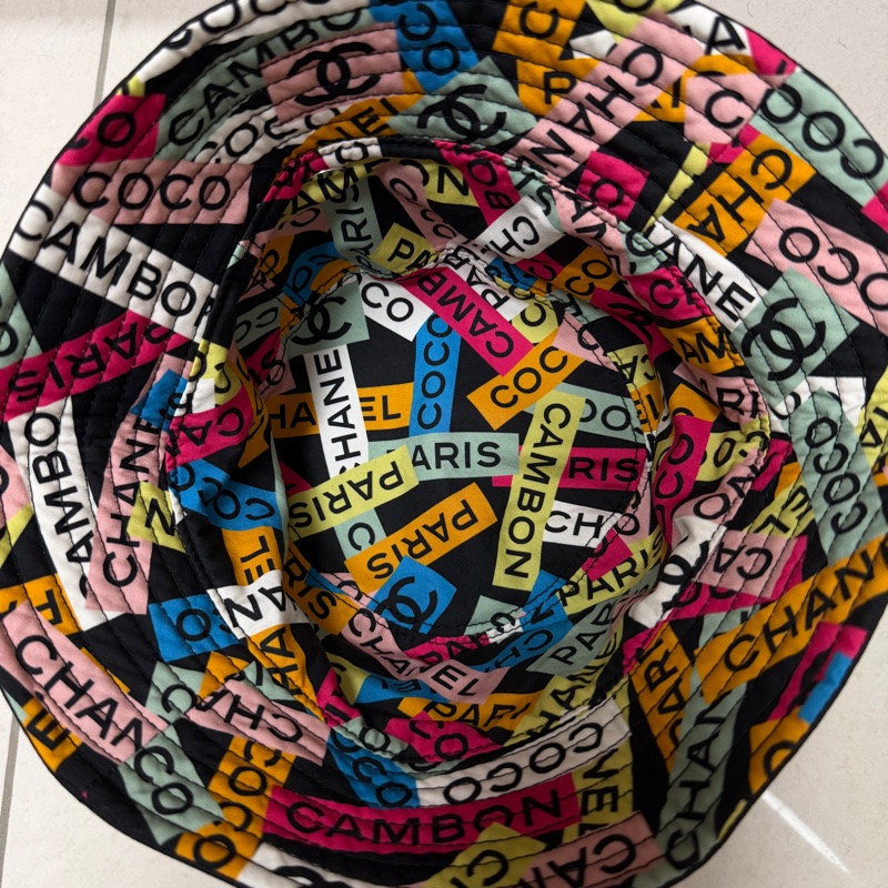 Chanel 亮片logo 漁夫帽-10