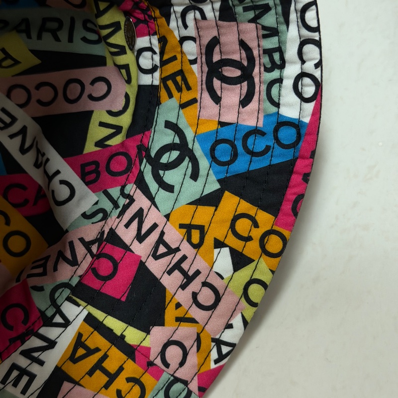 Chanel 亮片logo 漁夫帽-13