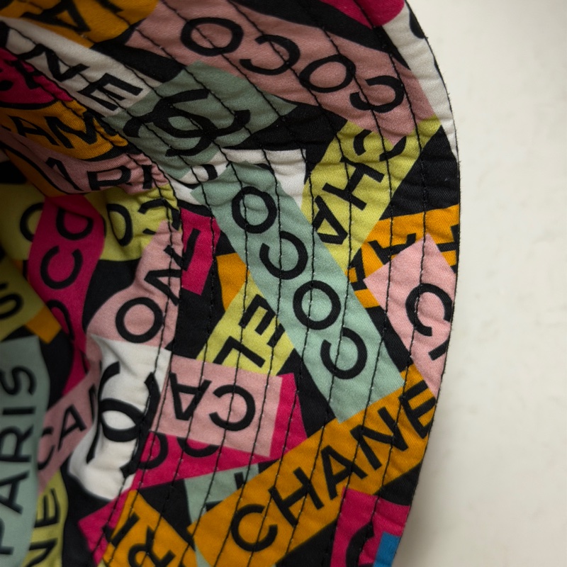 Chanel 亮片logo 漁夫帽-16