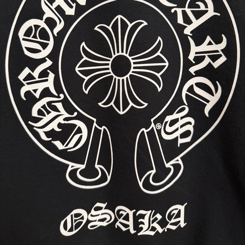 Chrome hearts 馬蹄十字logo Osaka限定 帽T-11