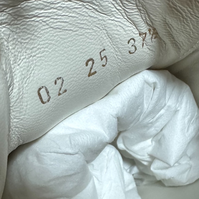 Dior厚底鞋迪奧新款CD刺繡滿印板鞋 灰白色 37.5碼-5