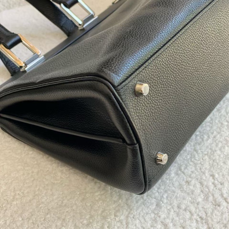 Gucci zumi小號 黑金手提包 35x27 98新配件塵袋-4