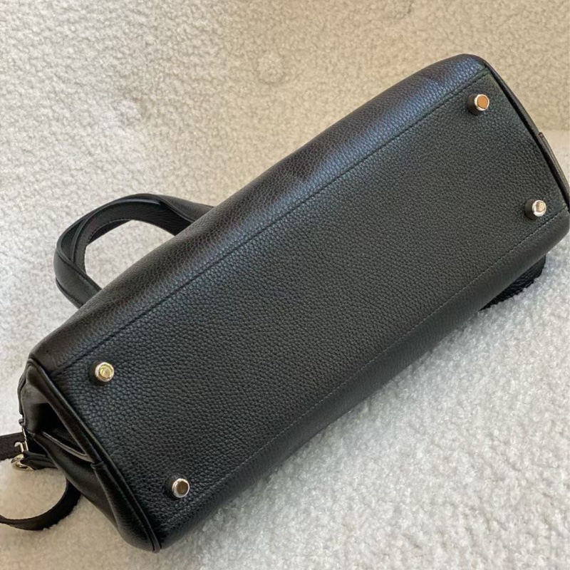 Gucci zumi小號 黑金手提包 35x27 98新配件塵袋-5