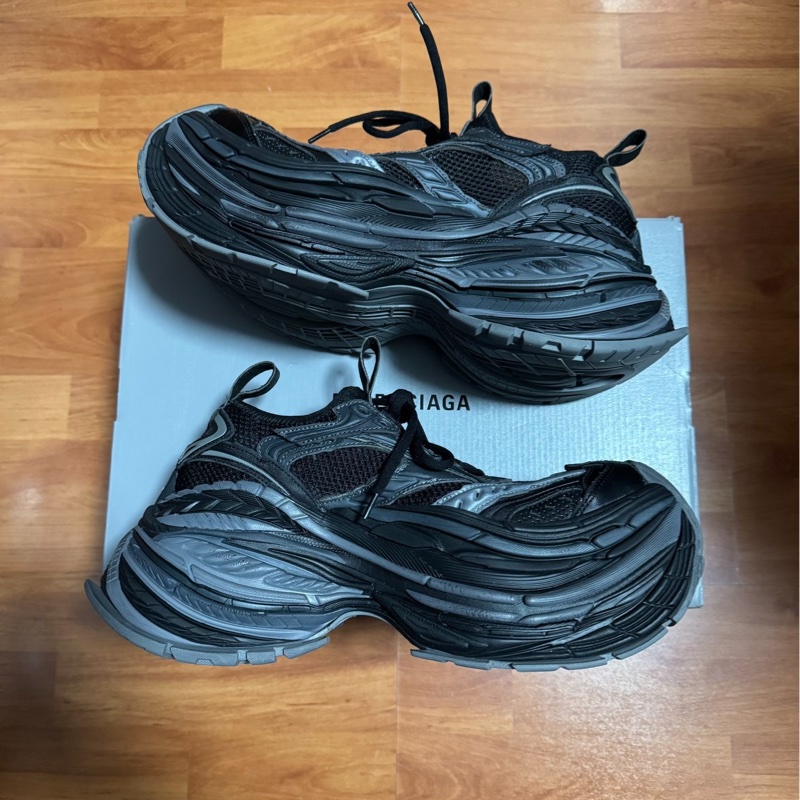 Balenciaga巴黎世家 16XL 厚底老爹鞋 男款 黑灰色 40碼-1