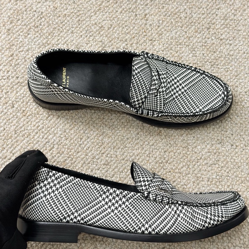 閒置新 未使用 SAINT LAURENT聖羅蘭 樂福鞋 附件:塵袋-5