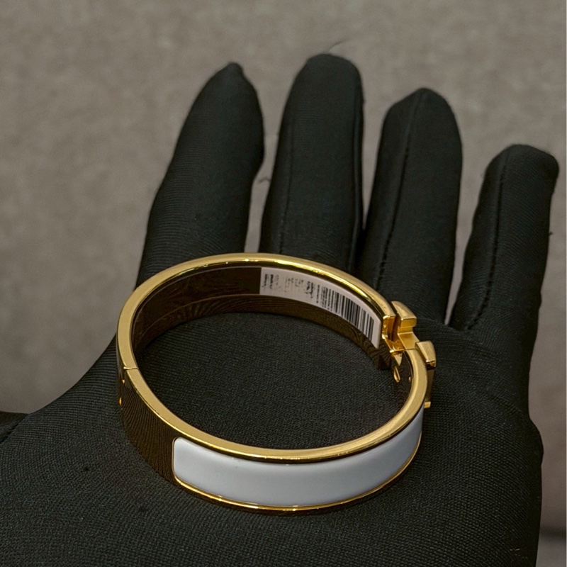 愛馬仕白色手環-3