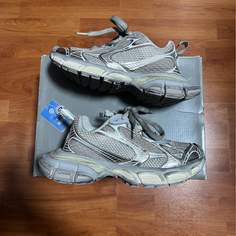 Balenciaga巴黎世家3xl休閒鞋 做舊老爹鞋 淺米色 37碼-1