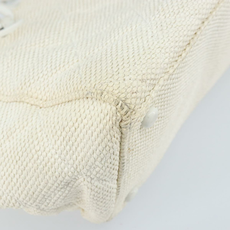 【日本直送】香奈兒 (CHANEL) Matelasse 塑膠鏈條單肩包 草編 米色 金 CC 標誌 Auth 170647A-15