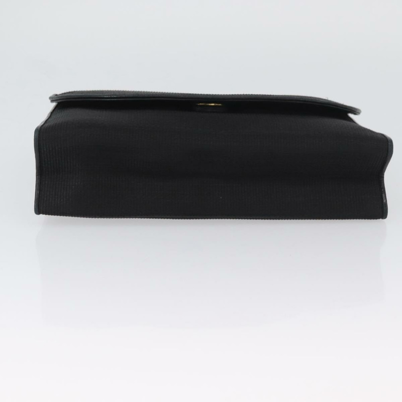 【日本直送】香奈兒鏈單背包帆布黑色金色雙C標誌 LNZ681V-4