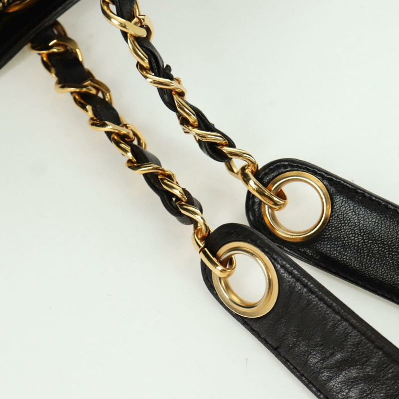 【日本直送】香奈兒鏈條手提包,羊皮材質,金色棕色,CC標誌,ARZ709SAV-7