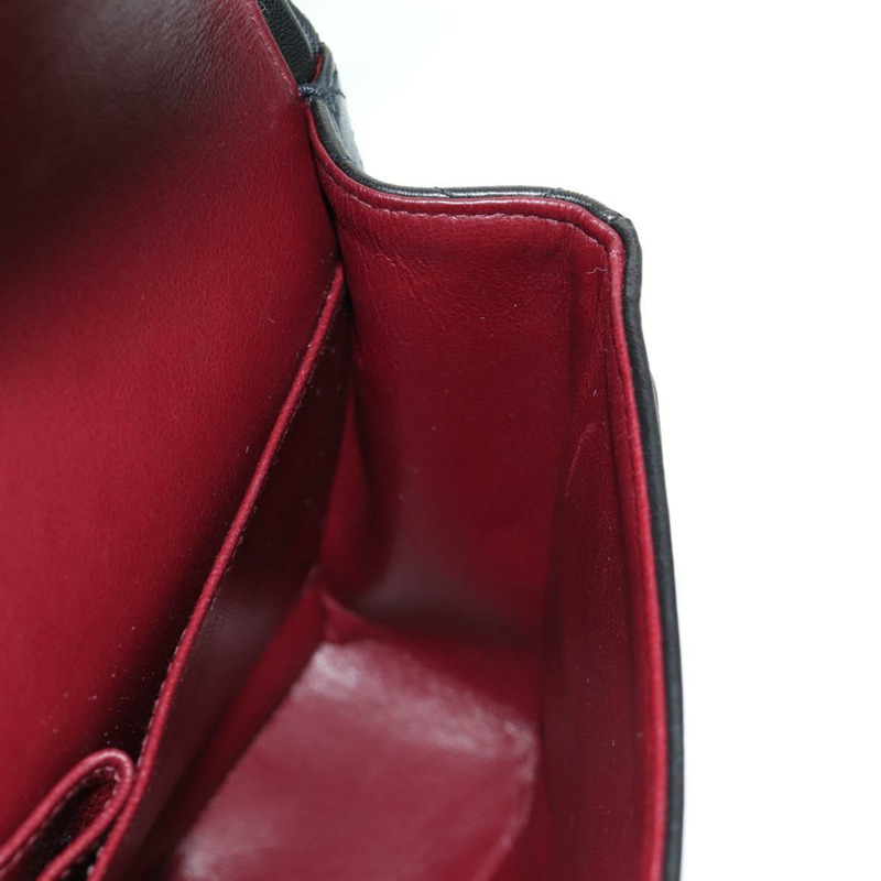 【日本直送】香奈兒 Matelasse 25 雙蓋鏈條包 羊皮 金色 黑色 CC Auth ARZ720SAV-26