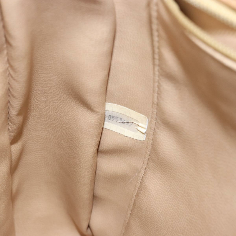 【日本直送】香奈兒 (CHANEL) Matelasse 鏈條手提包,羊皮材質,米色,金色 CC 標誌,正品 gh2001A-10