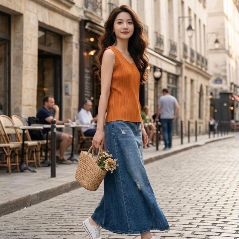 三宅一生PLEATS PLEASE ISSEY MIYAKE 亮橘上衣-2