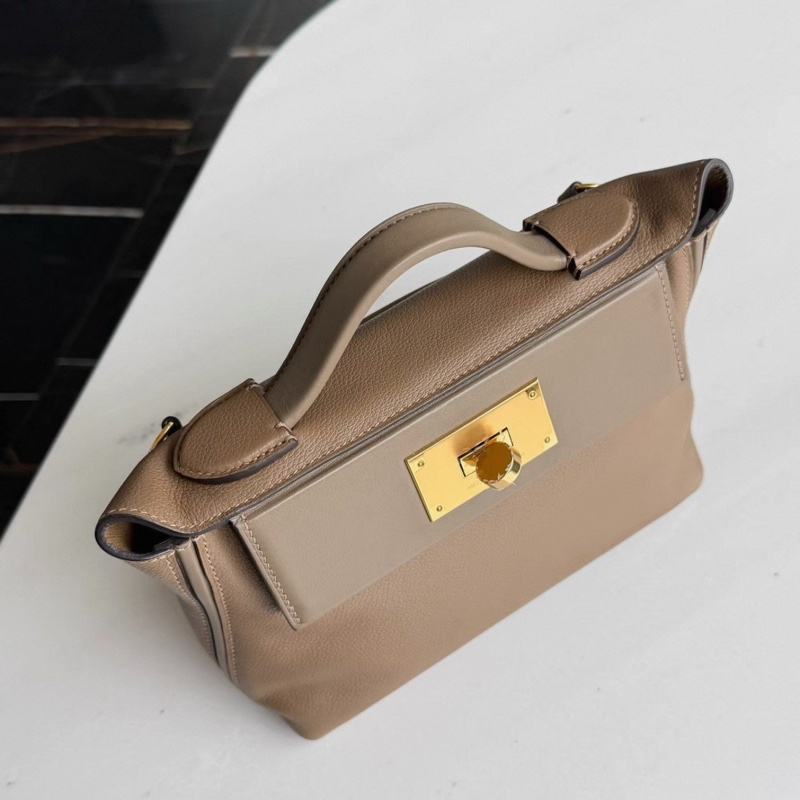 Hermes愛馬仕2424mini威馬犬灰evercolor皮Z刻 有塵袋-2