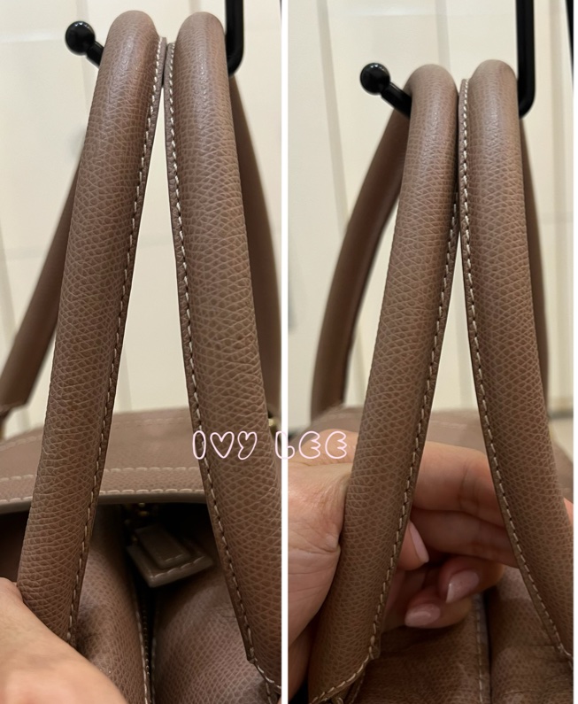 LOEWE Traveler 手提包 藕粉色 保齡球包 波士頓包 正品 二手精品-7