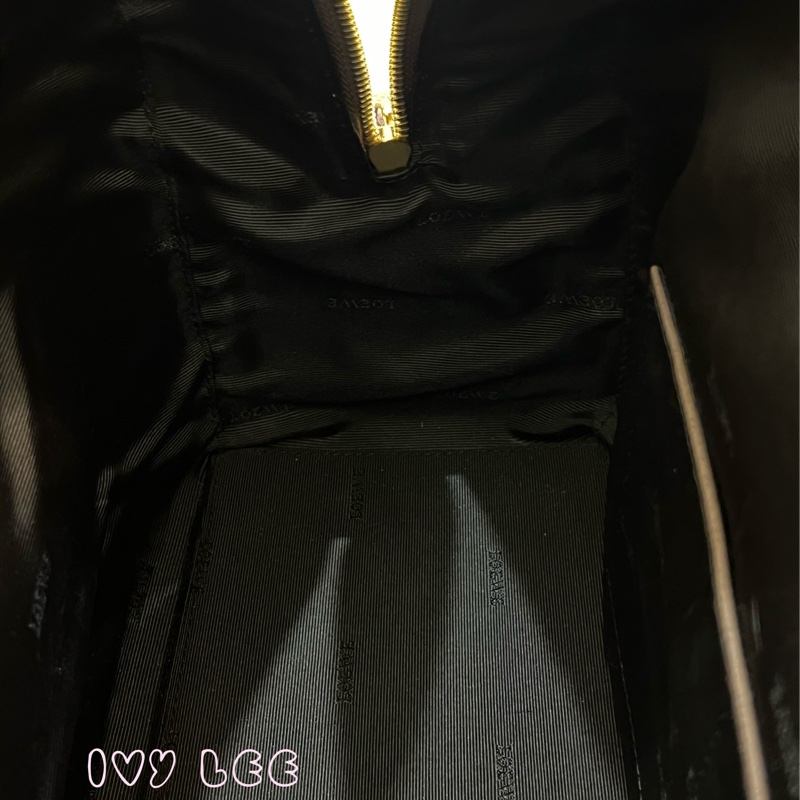 LOEWE Traveler 手提包 藕粉色 保齡球包 波士頓包 正品 二手精品-9