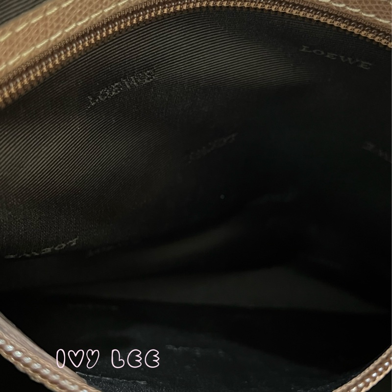 LOEWE Traveler 手提包 藕粉色 保齡球包 波士頓包 正品 二手精品-11