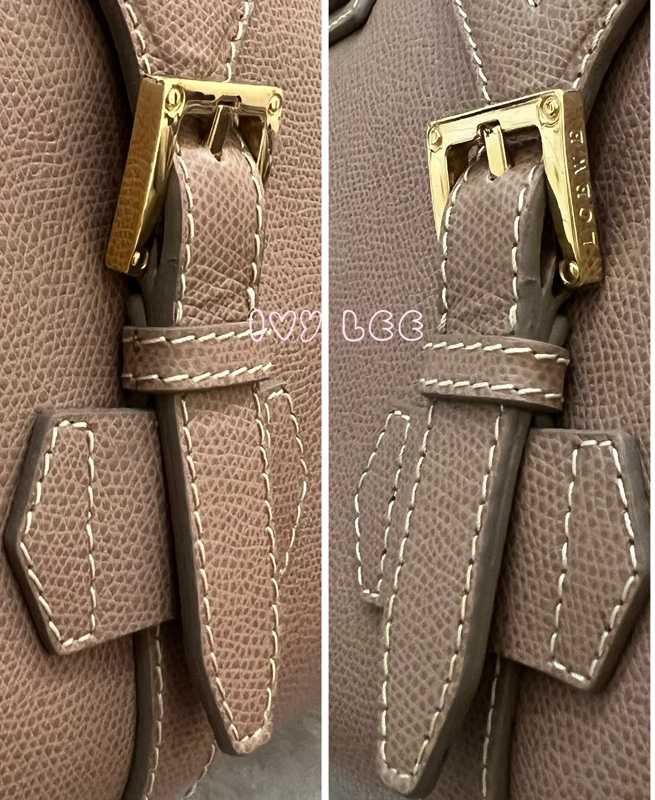 LOEWE Traveler 手提包 藕粉色 保齡球包 波士頓包 正品 二手精品-12