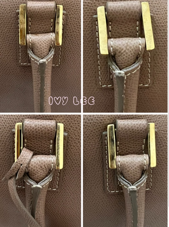 LOEWE Traveler 手提包 藕粉色 保齡球包 波士頓包 正品 二手精品-15