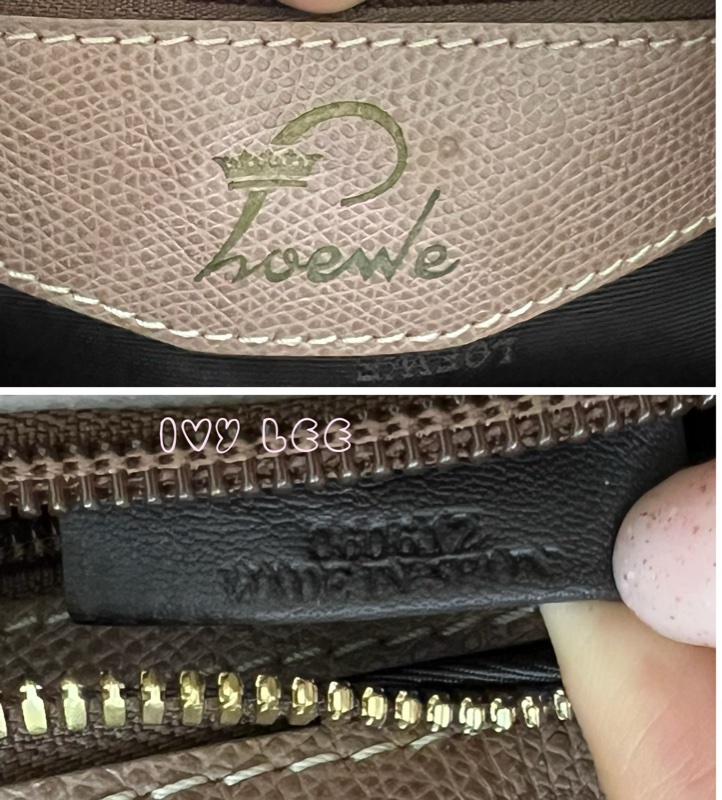 LOEWE Traveler 手提包 藕粉色 保齡球包 波士頓包 正品 二手精品-21