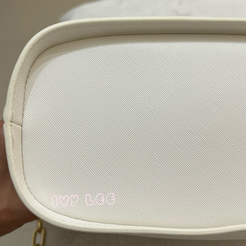 Versace Jeans Couture 白巴洛克絲巾74VA4BAD水桶包 金鍊條 斜背包 肩背包 正品 二手精品-28