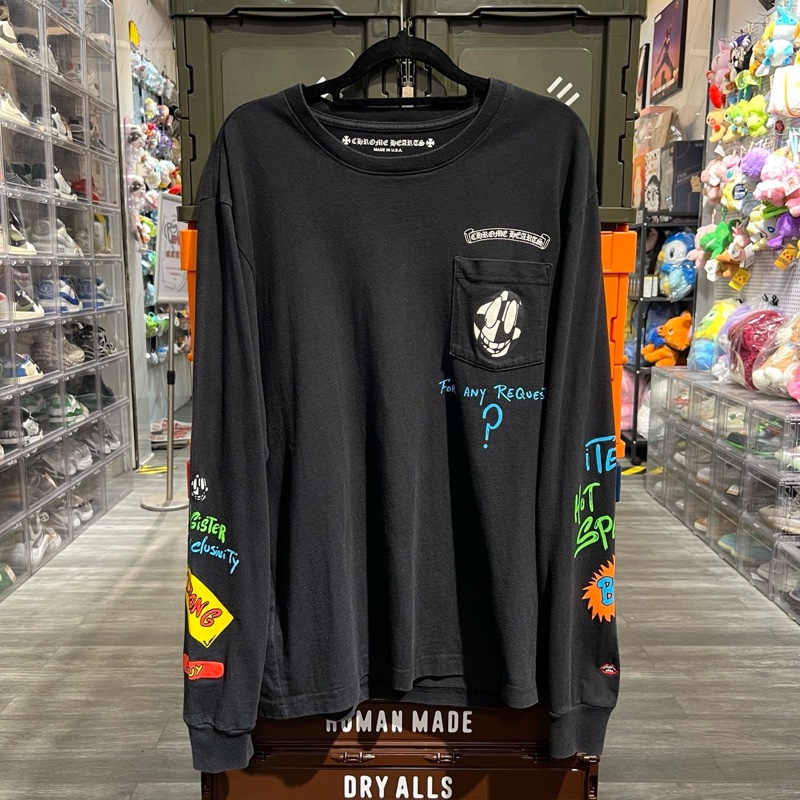 克羅心 Mattyboy 塗鴉長袖L碼-0