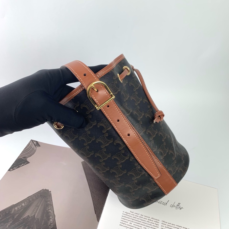 Celine抽繩水桶包-2