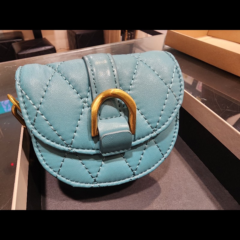 CHARLES & KEITH Micro Gabine 菱格馬鞍包-0