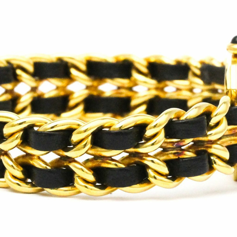 香奈兒 Premiere L 號鍍金石英女士腕錶 H0001-6