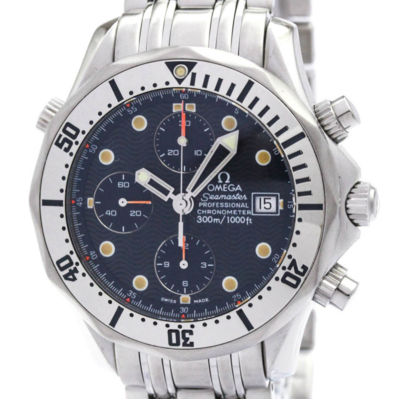 歐米茄海馬系列專業300公尺計時腕錶 2598.80 拋光款-0