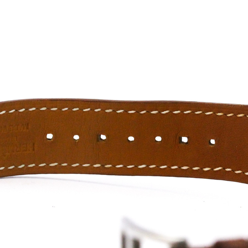 愛馬仕 Cape Cod 精鋼皮革石英男錶 CC1.810 拋光-6