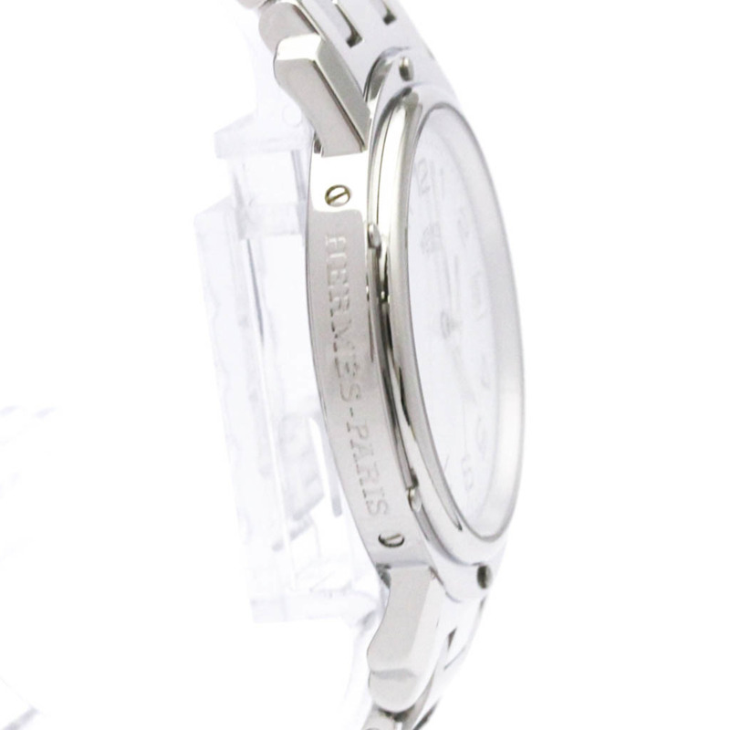 愛馬仕 Clipper 系列不鏽鋼石英男士腕錶 CL6.710 拋光款-7