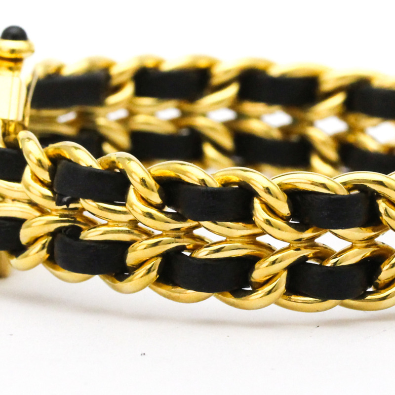 香奈兒 Premiere L 號鍍金石英女士腕錶 H0001-2