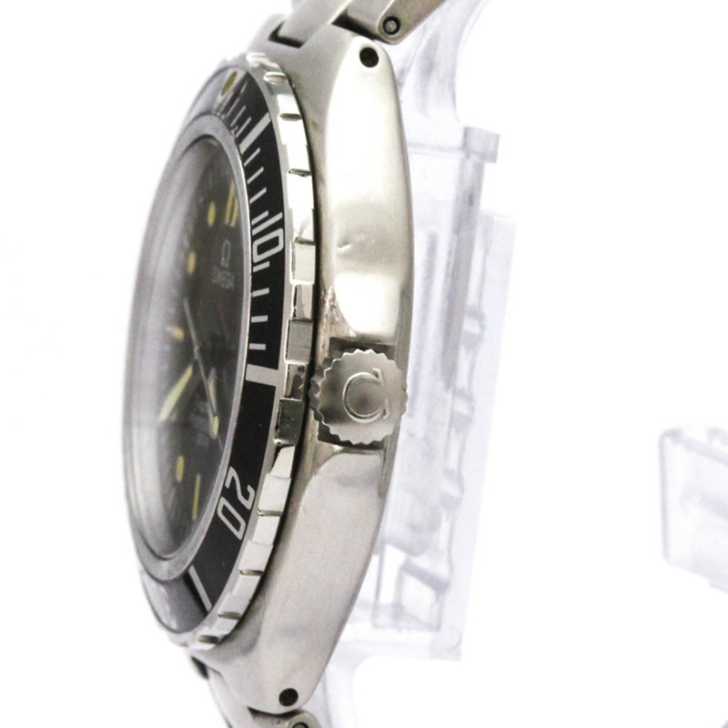 歐米茄海馬系列專業200公尺潛水錶大號精鋼男士腕錶(拋光)-3