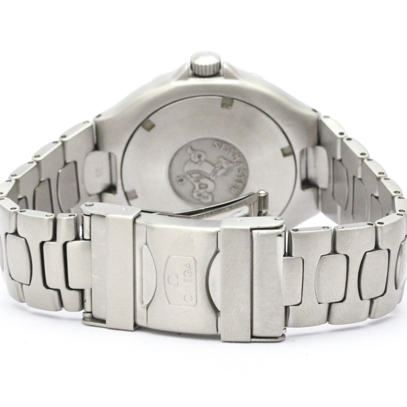 歐米茄海馬系列專業200公尺潛水錶大號精鋼男士腕錶(拋光)-4