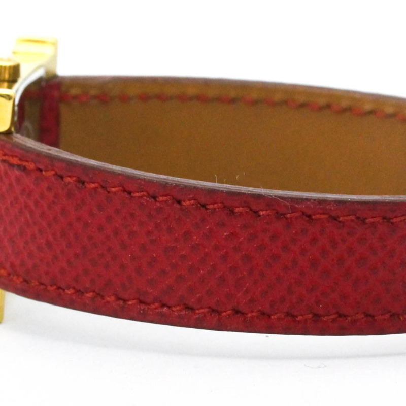 愛馬仕 H 系列鍍金皮革石英女士腕錶 HH1.201-2