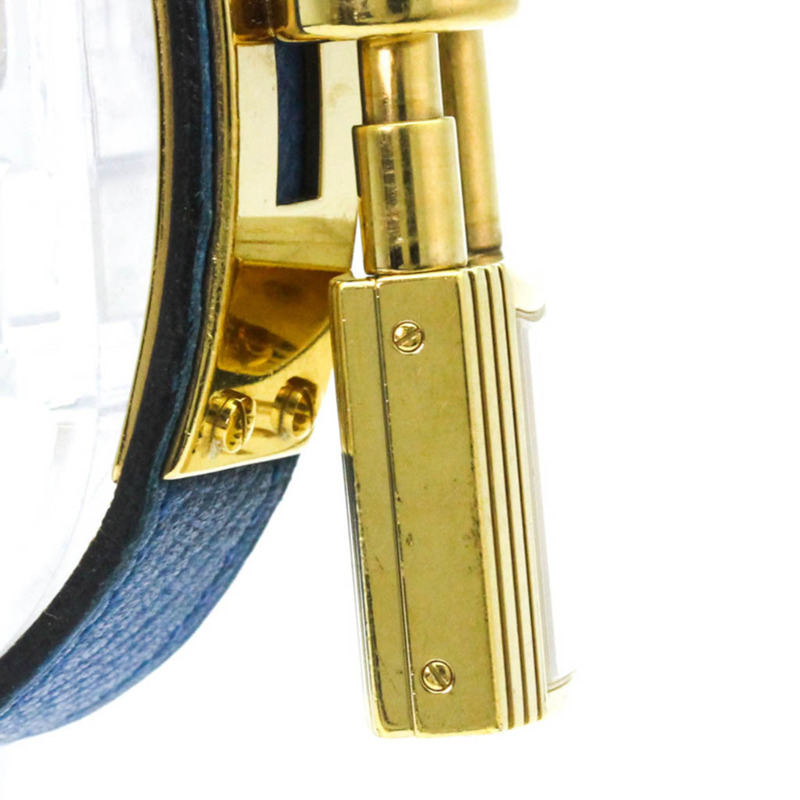 愛馬仕 Kelly 女士腕錶,鍍金皮革錶帶,石英機芯-7