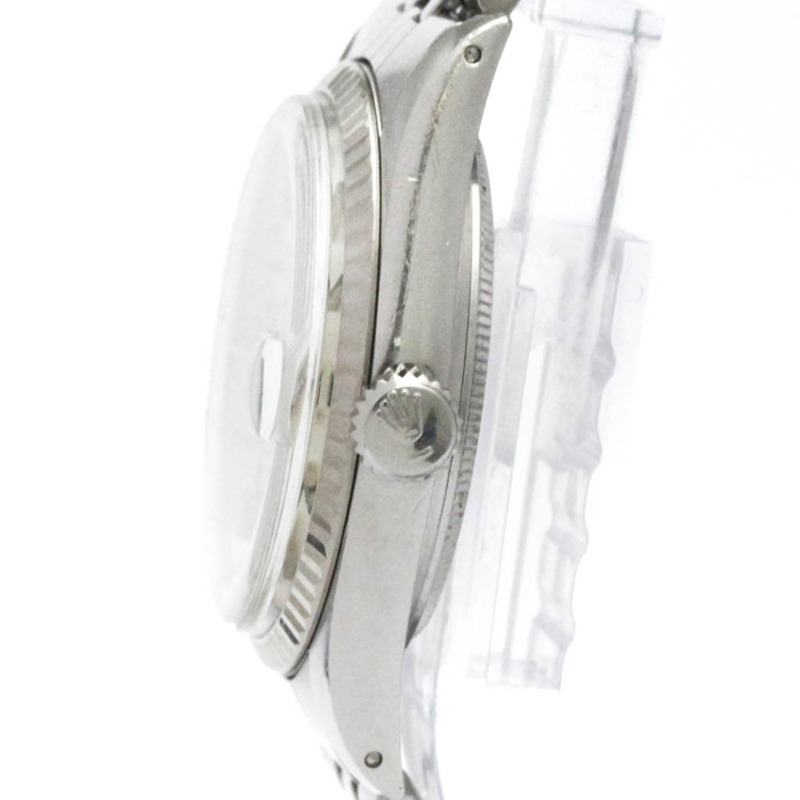 勞力士 Datejust 1601 白金精鋼自動男士腕錶-3