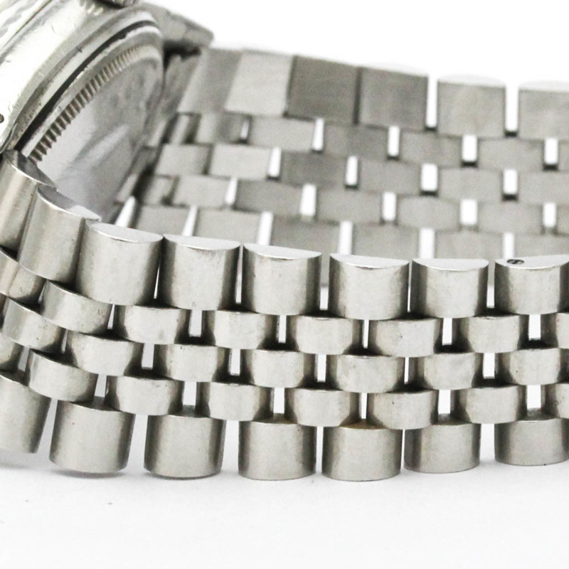 勞力士 Datejust 1601 白金精鋼自動男士腕錶-2