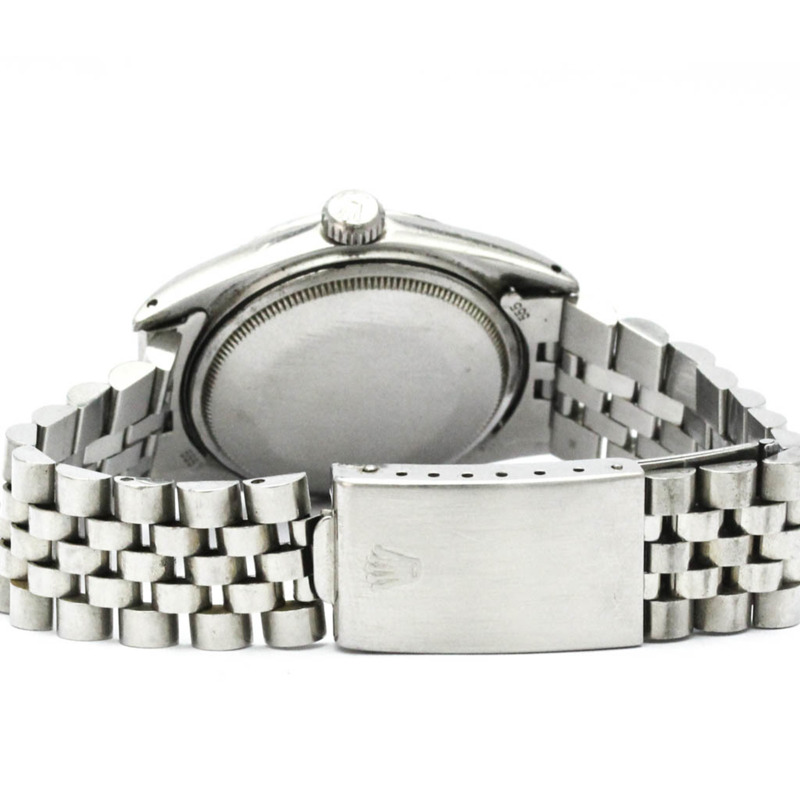 勞力士 Datejust 1601 白金精鋼自動男士腕錶-4